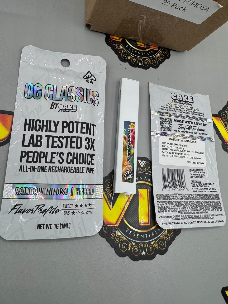 OG CLASSICS BY CAKE 1G VAPE - Image 3